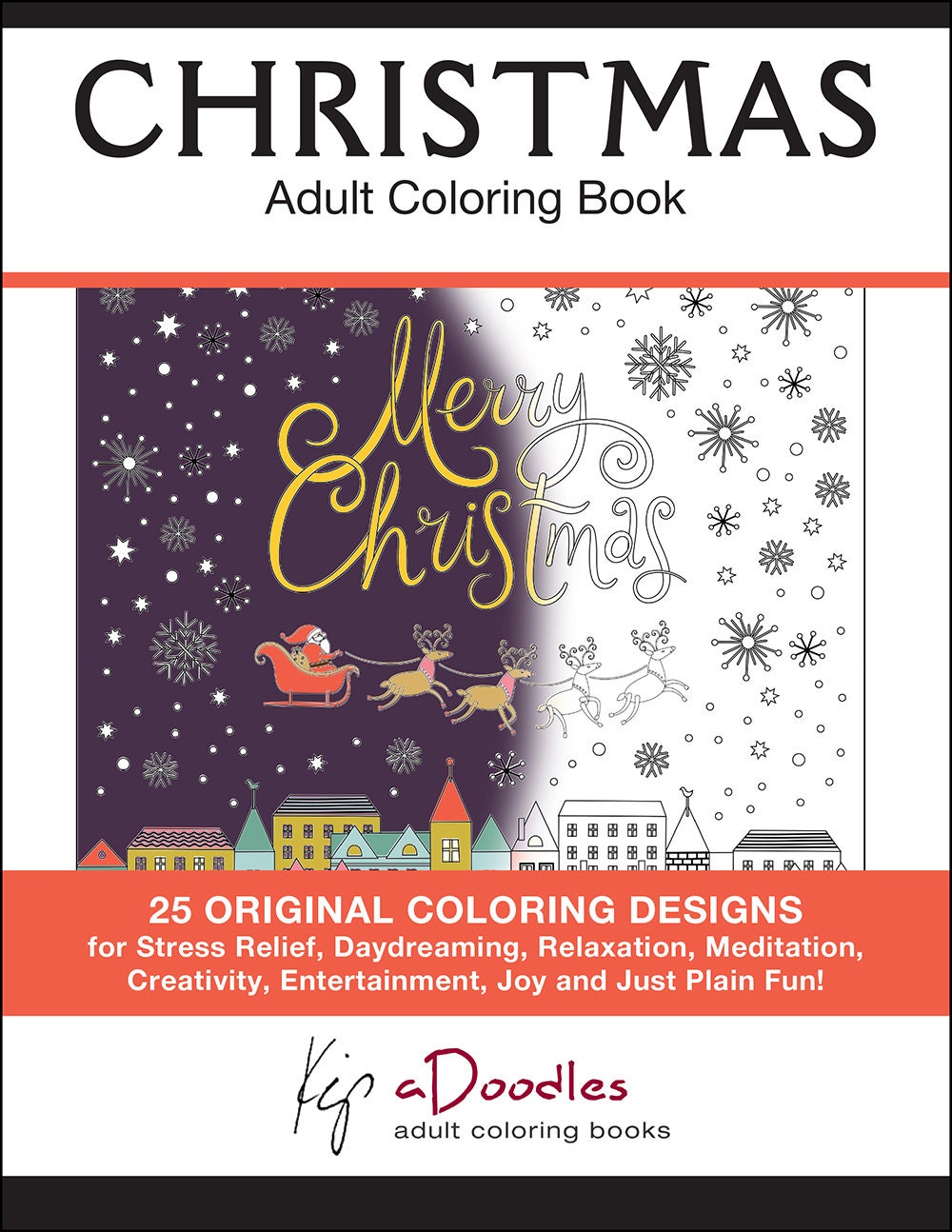 Download Christmas Coloring Sheets Pdf Instant Download Christmas Etsy