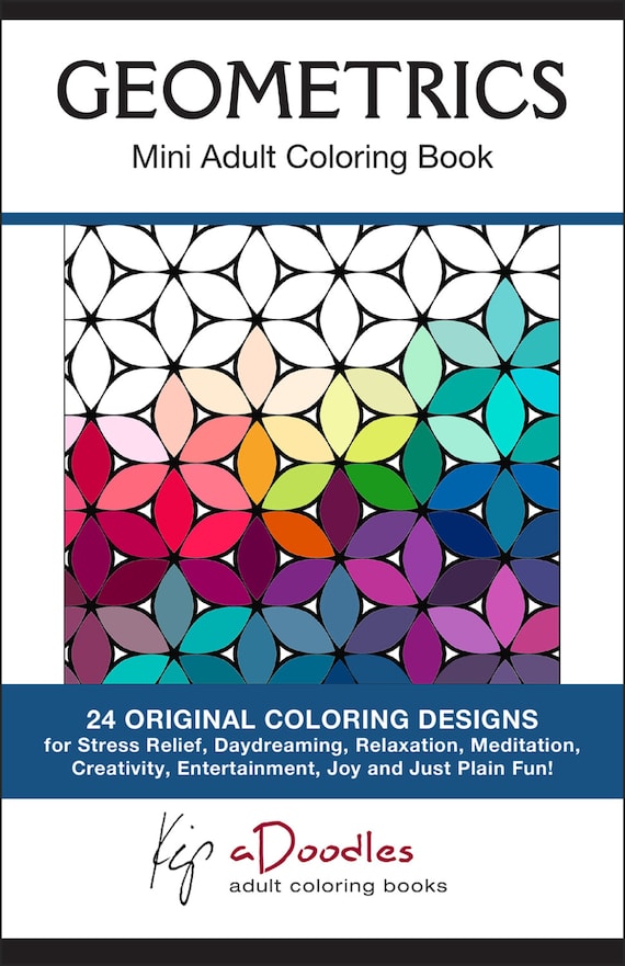 Adult Coloring Book PDF INSTANT DOWNLOAD Coloring Book 24 Original Coloring  Pages 
