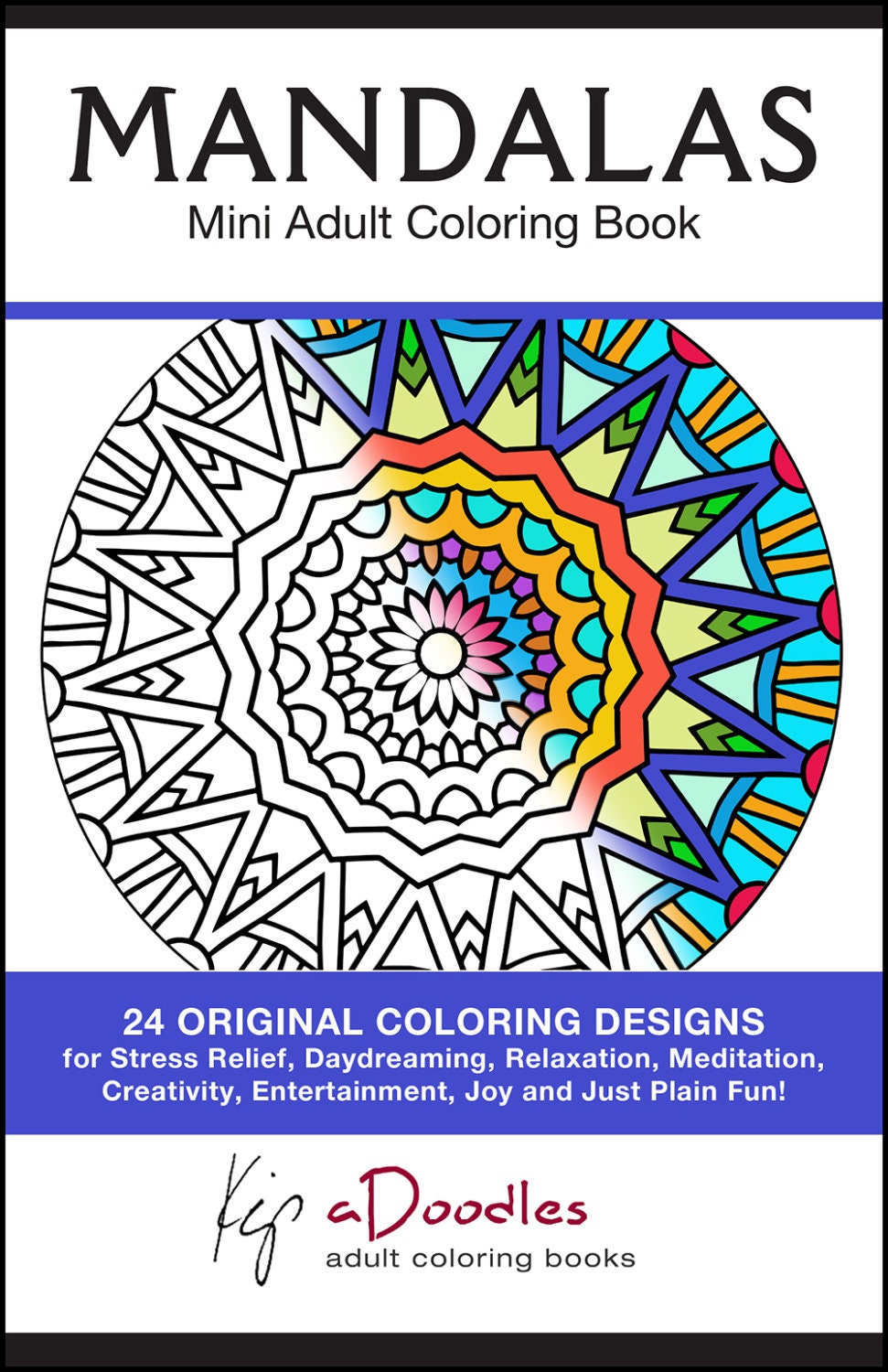 Adult Coloring Book PDF INSTANT DOWNLOAD Coloring Book 24 Original Coloring  Pages 