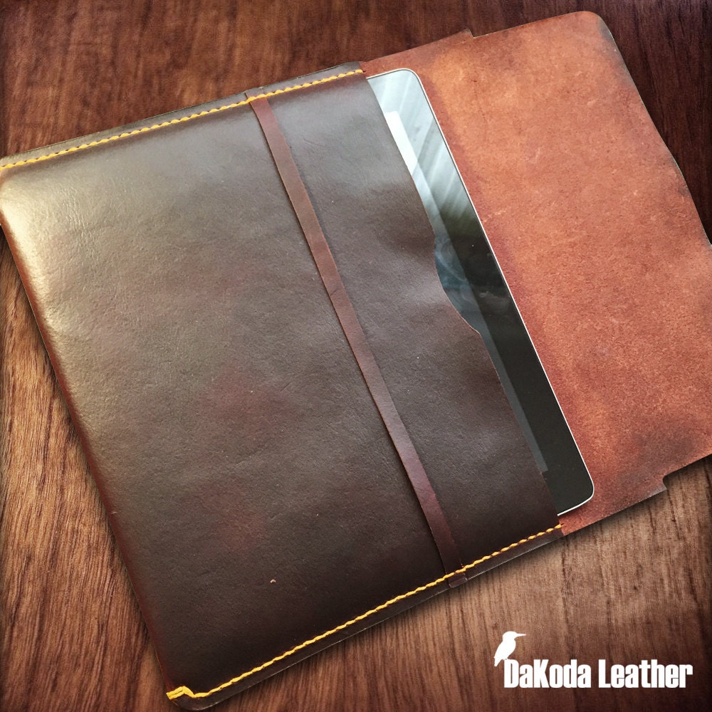 Leather tablet cover handmade leather tablet cover iPad Etsy