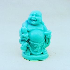 R0385 3D Laughing Buddha Soap Mold Flexible Silicone Cake Mold  Cake Mould Polymer Clay Resin Crafts Baking Tools Bath Bomb