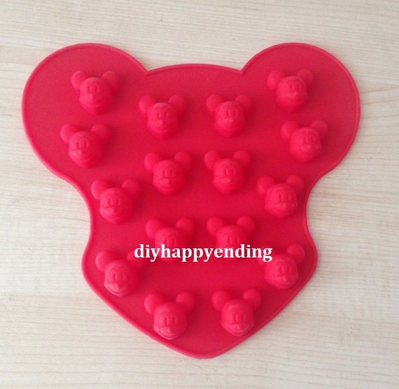 Mickey Mouse Cake Mold Flexible Silicone Soap Mold for Chocolate