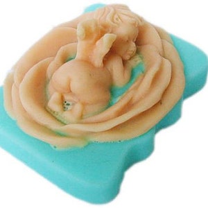 Sleeping Angel Soap Mold Flexible Silicone Soap Mold Fimo Resin Tools polymer clay mold Resin Mold R0607