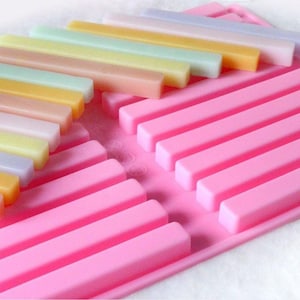 Molde flexible de silicona para tartas con 20 tiras, ideal para chocolate, galletas, pudines, gelatina y mucho más.