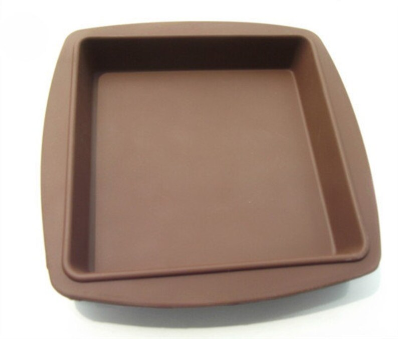 Square Baking Pan large Square Baking mold Flexible Silicone Soap Mold For Handmade Chocolate Cookie Bakeware Pudding Jelly Baking Tools image 1