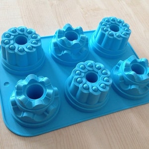 Big Flower Cake Mold Flexible Silicone Soap Mold For  Chocolate Cookie Bakeware Pudding Jelly Baking Tools