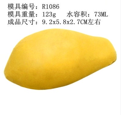 Silikon-Mangoform Mit 3 Mulden – 3D-Fruchtform Für Kuchen, Gelee, Eis, Schokolade, Seife & Mehr
