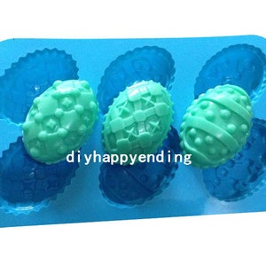 Easter egg Mold Cake Mold Flexible Silicone Soap Mold For  Chocolate Cookie Bakeware Pudding Jelly Baking Tools