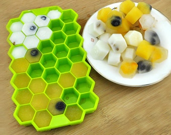 37-Cavity Square Honeycomb Ice Tray Ice Mold Silicone Mold For Ice Soap Ice Cube chocolate mold