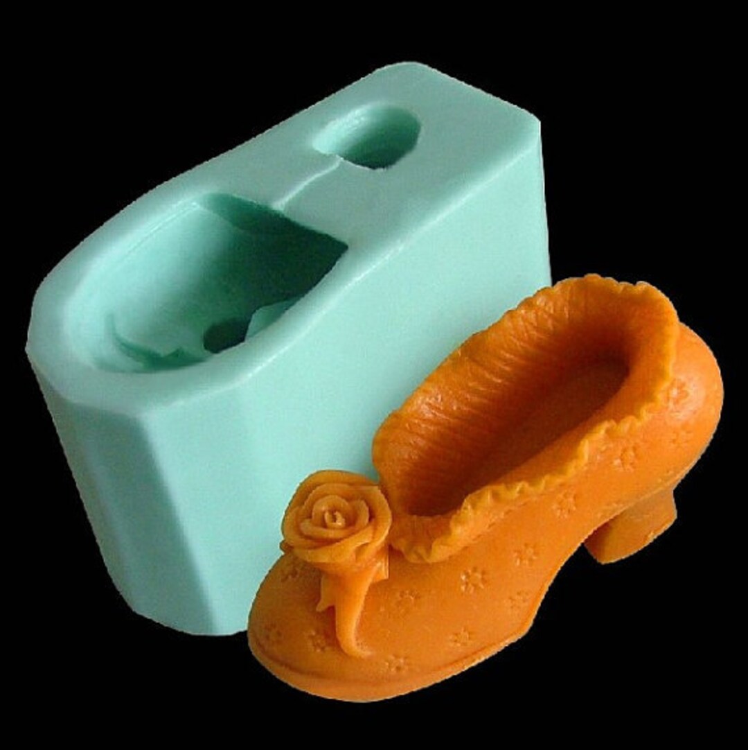 High Heel Shoe Soap Mold Flexible Silicone Soap Mold Fimo Etsy