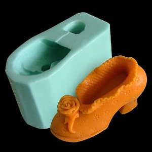High Heel Shoe Soap Mold Flexible Silicone Soap Mold Fimo Resin Tools polymer clay mold Resin Mold R0107