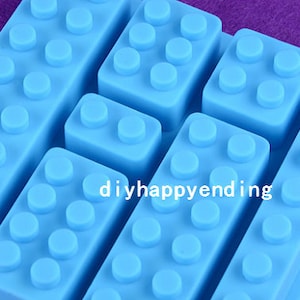 Building Blocks Cake Mold Icee lattice Flexible Silicone Soap Mold  Chocolate Cookie Bakeware Pudding Jelly Baking Tool
