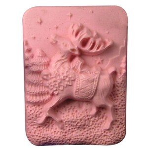 Deer Rectangle Soap Mold Flexible Silicone Soap Mold Fimo Resin Tools polymer clay mold Fimo Resin Crafts R0322