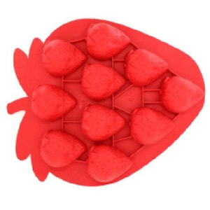 10-Strawberry Grape Ice Tray Ice Mold Silicone Mold For Ice Soap  ice cube