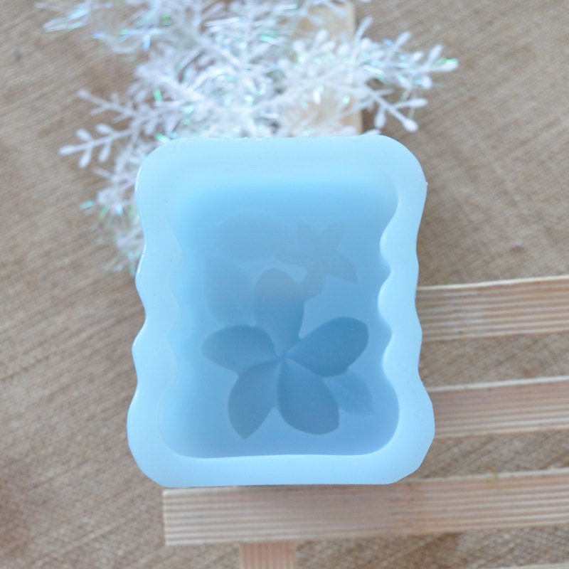 Floral Heart Soap Mold Flexible Silicone Soap Mold Fimo Resin Tools polymer  clay mold Fimo Resin Crafts R0226