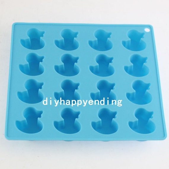 Enten-Kuchenform Flexible Silikon-Seifenform für Schokoladen-Plätzchen Backformen Pudding-Gelee-Backen-Werkzeuge