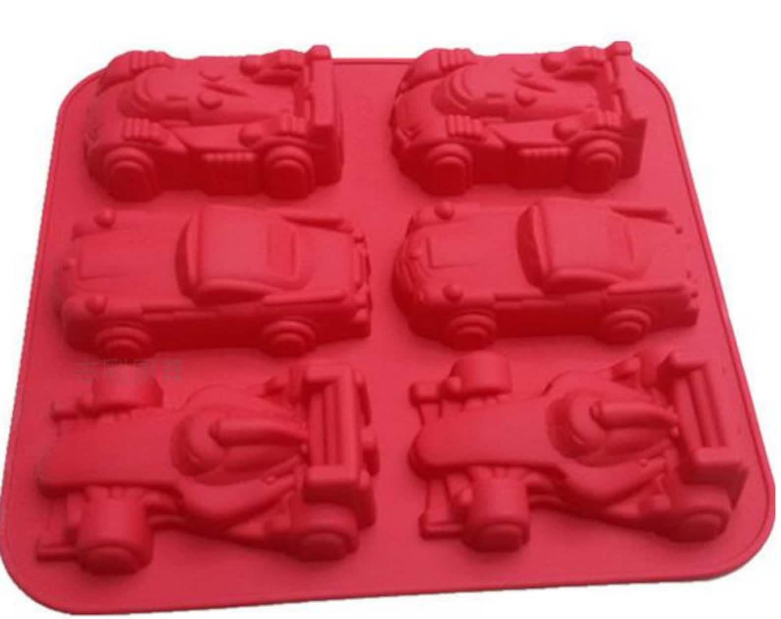 Racing car Cake Mold Flexible Silicone Soap Mold For Handmade Etsy España