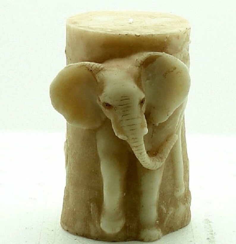 Elephant Cylinder Candle Mold Soap Mold Flexible Silicone Soap Mold Fimo Resin Tools polymer clay mold