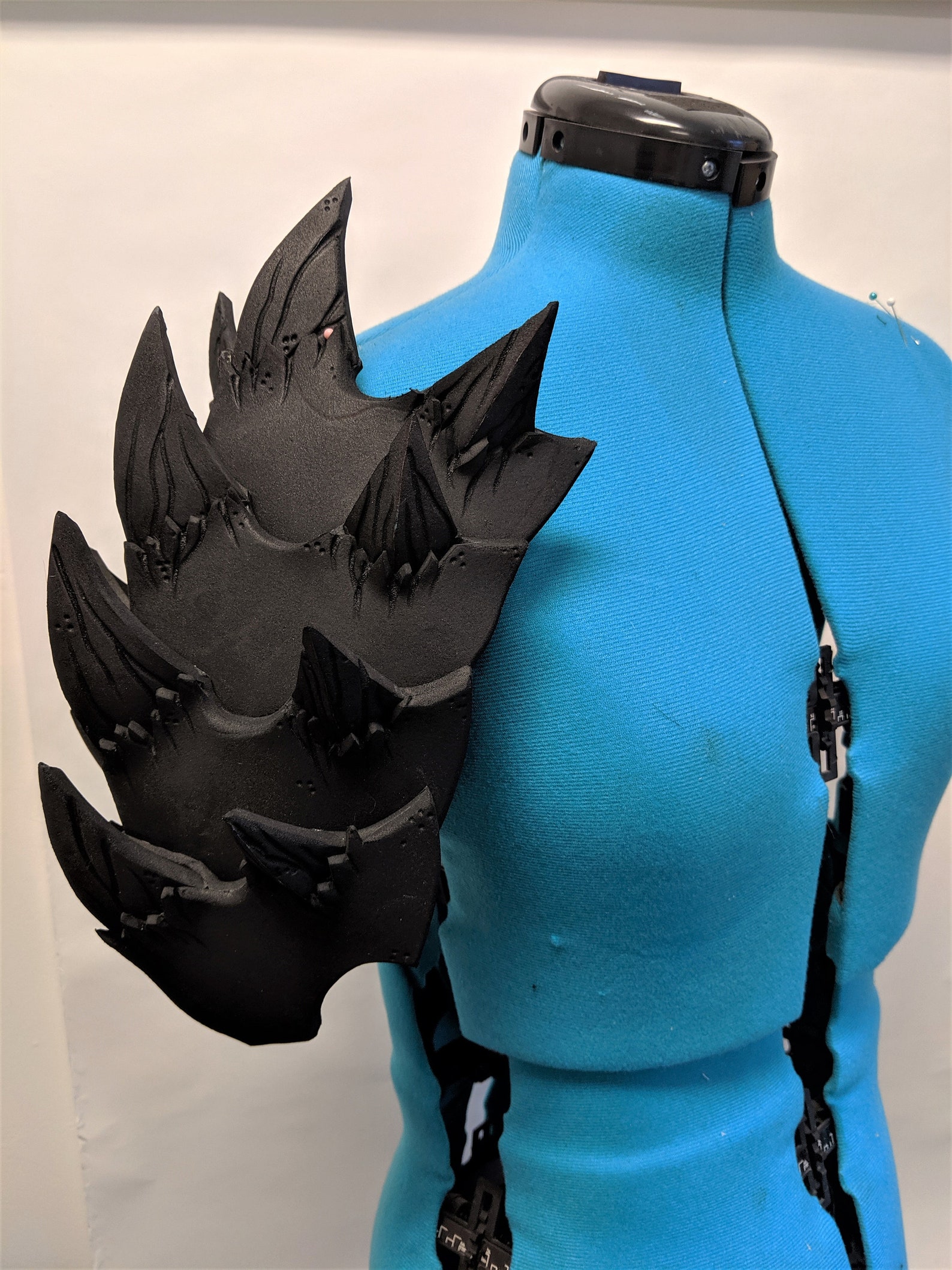 Monster Hunter World Azure Starlord Bicep Armor Cosplay Etsy