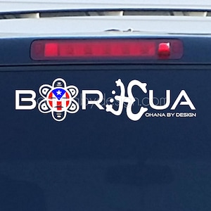 boricua, puerto rican decal, new yorican, nuyorican, puerto rican flag, puerto rican, puerto rico, boriken, soy puerto rico, boricua pride image 1