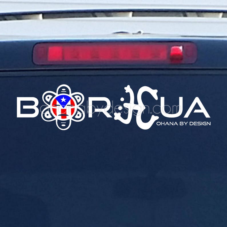 boricua, puerto rican decal, new yorican, nuyorican, puerto rican flag, puerto rican, puerto rico, boriken, soy puerto rico, boricua pride image 1