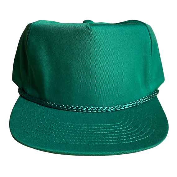Vintage Blank Hat // Solid Green Adult 