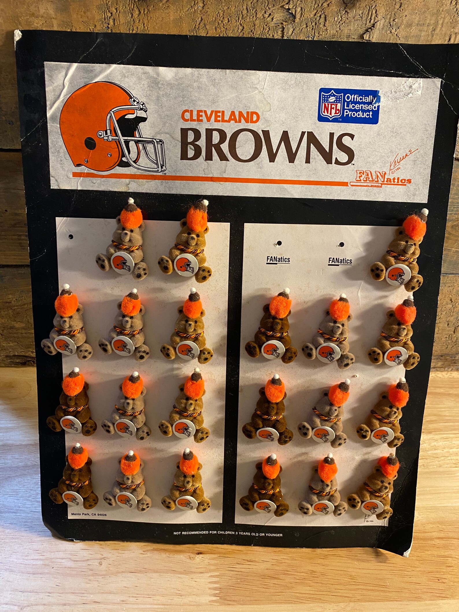 Lot of 3 Cleveland Browns pins // 1986 fanatics collection NFL Etsy