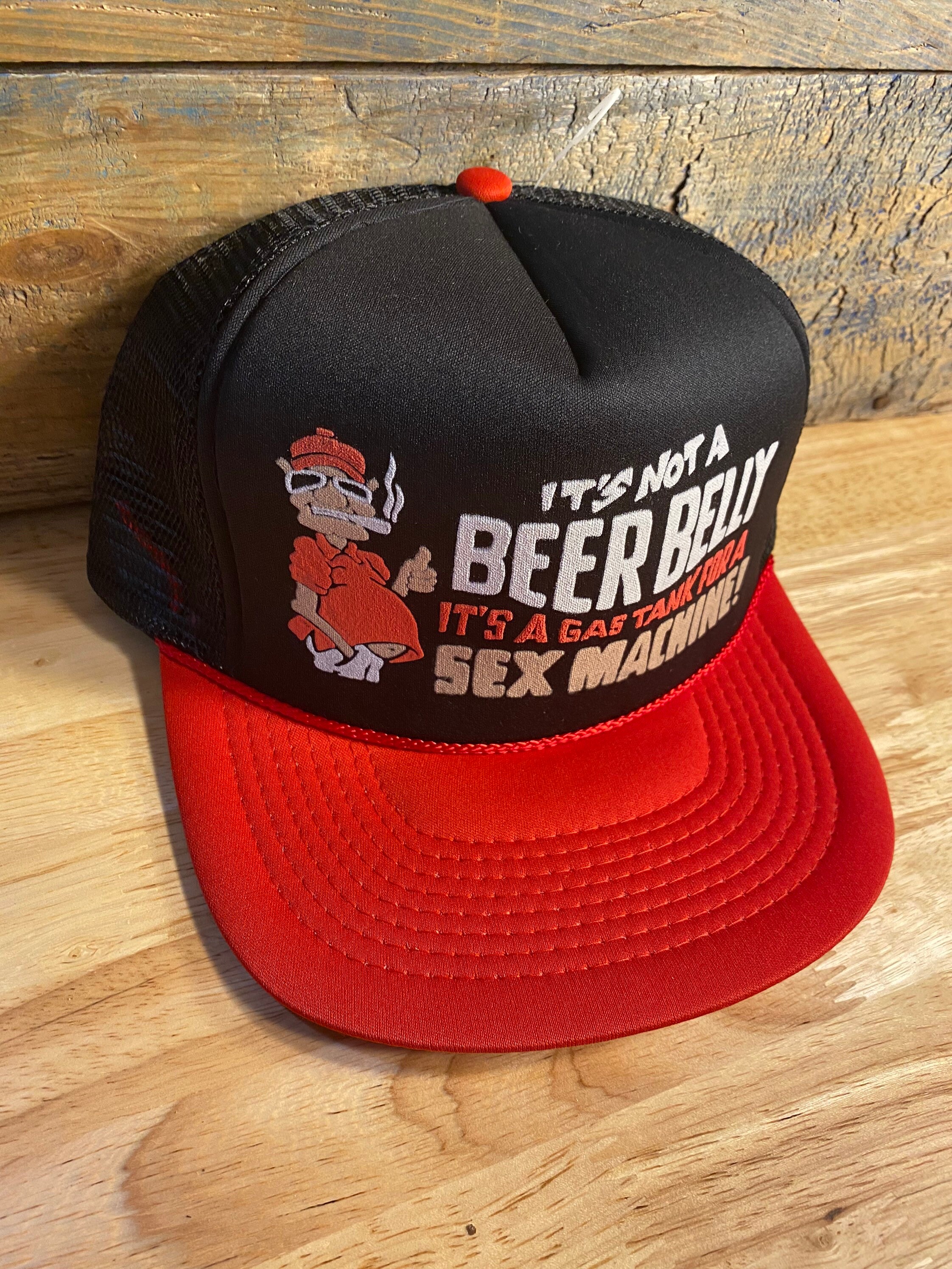 Vintage Trucker hat // Funny novelty hat // Its not a beer Etsy