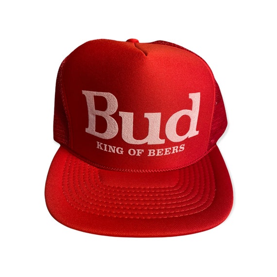 Vintage Budweiser Trucker hat // new old stock de… - image 2