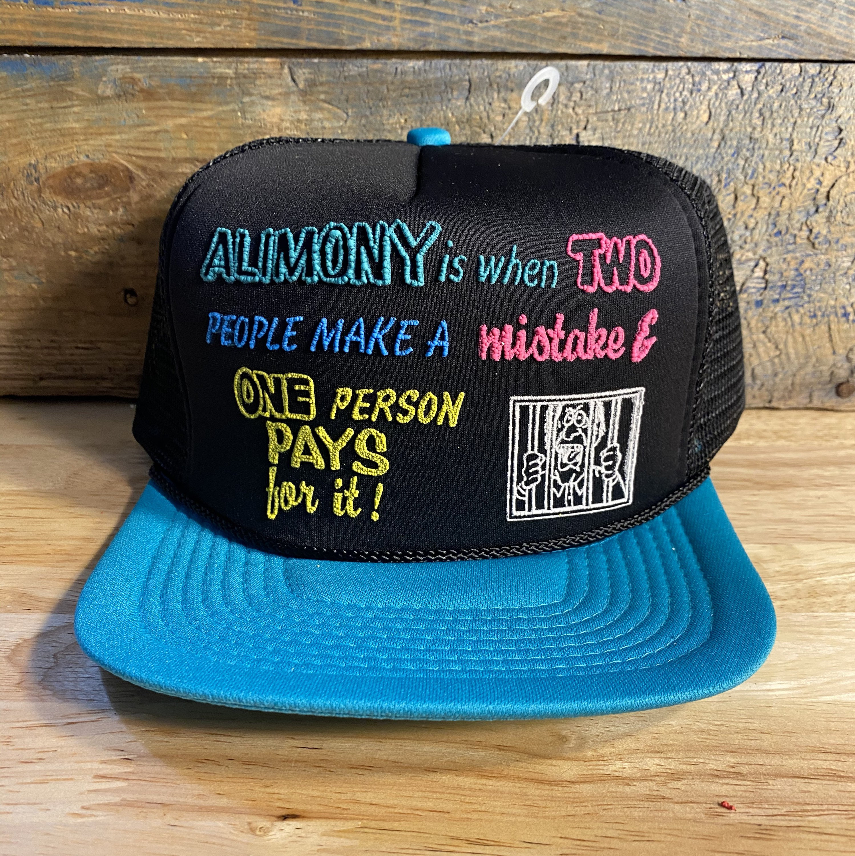 Vintage Funny Trucker Hat // Divorce Alimony Cap Hat // - Etsy Australia