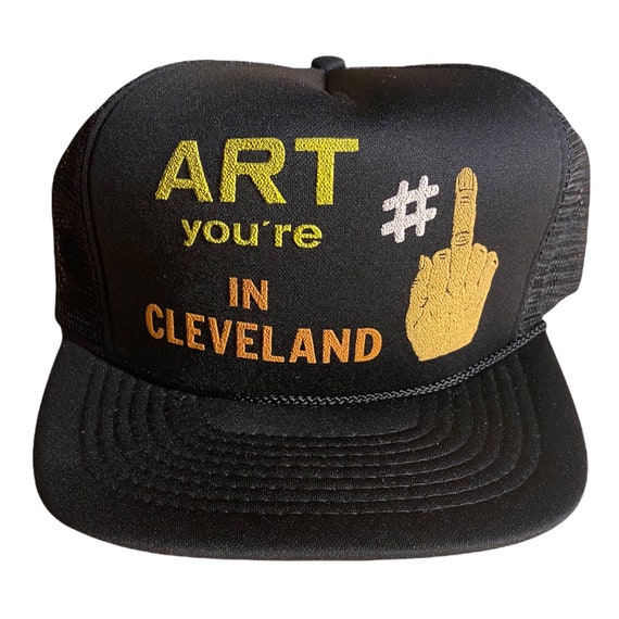 Vintage Cleveland Browns Trucker Hat Adult Size Art Modell Funny Hat Baltimore Ravens Black Truck Mesh Foam Cap Dawg Pound Etsy