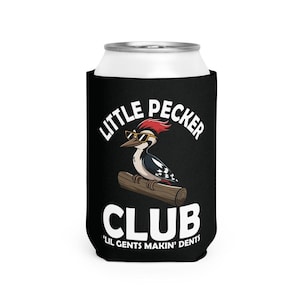 Little Peckers Club funny beer holder // funny gift for dad or husband // funny gift for men // funny beer sleeves // bachelor party gift