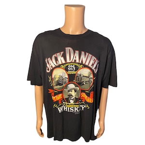 Vintage Jack Daniels Old No. 7 Brand T-shirt // 1989 80s single stitch tee // rare grail original // Tennessee Whiskey // SSI Made in USA