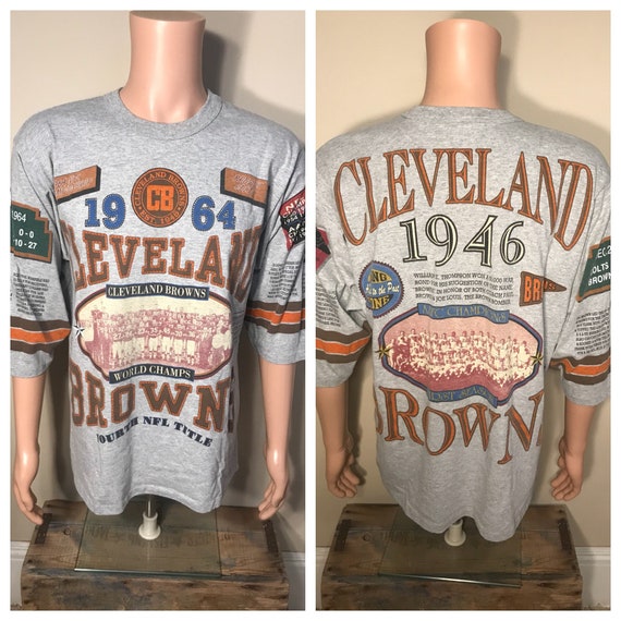 vintage cleveland browns t shirts