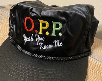希少品 90s Naughty by Nature ''OPP'' レザーCAP 希少品 90s Naughty by Nature ''OPP'' レザーCAP