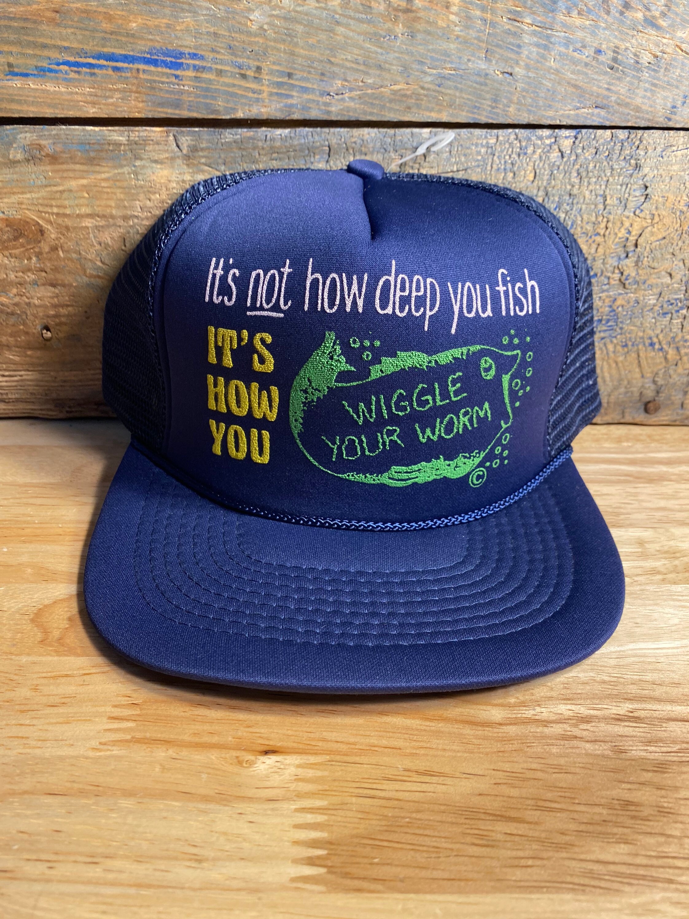 Vintage Fishing Hat // Funny Trucker 