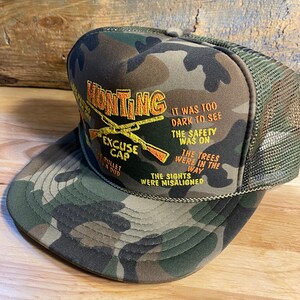 Vintage Camo Trucker hat // deadstock new old stock // adult | Etsy