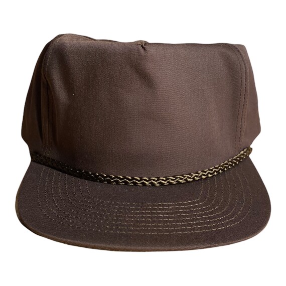 Vintage Blank Hat // Chocolate Brown 