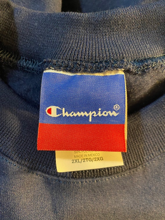 Vintage Champion blank sweatshirt // adult size X… - image 8