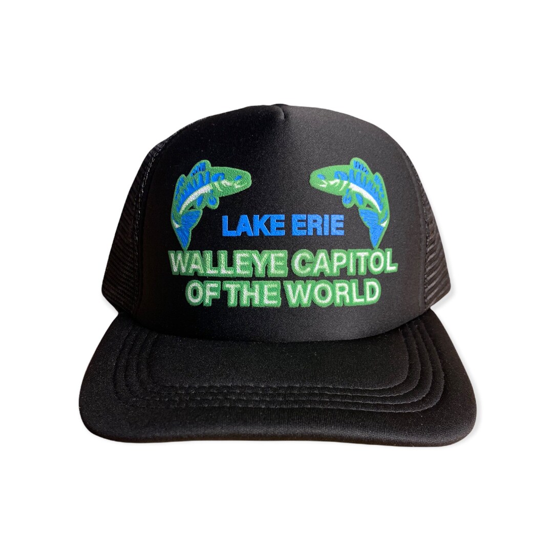 Vintage Fishing Hat // Walleye Capital of the World Laker Erie - Etsy