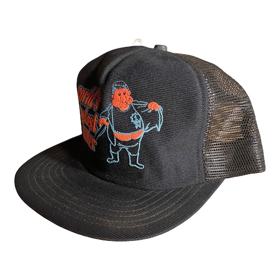 Vintage Trucker hat // Worlds greatest hunter bla… - image 2