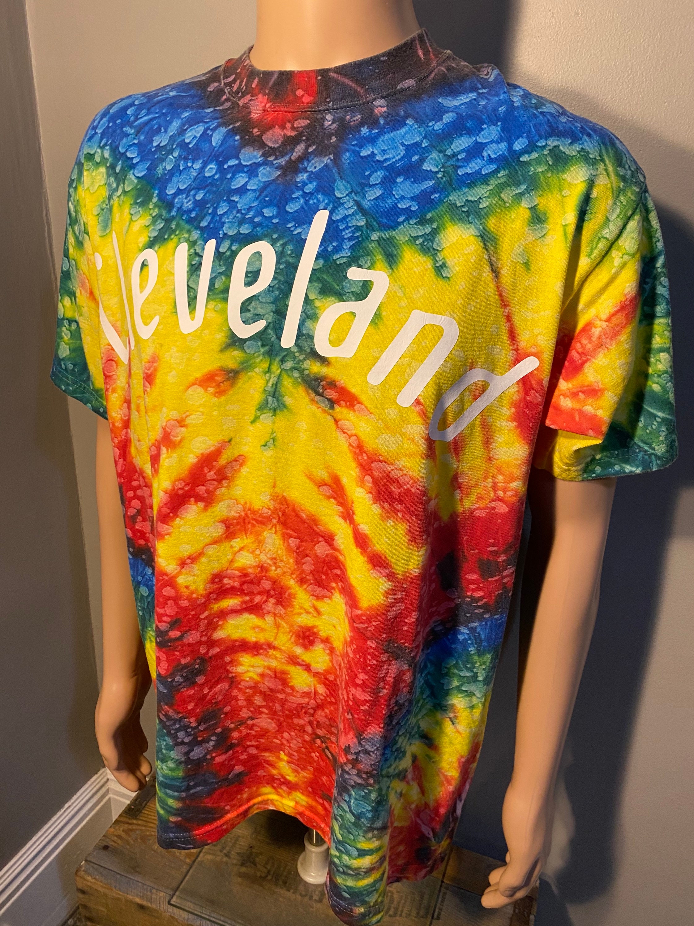 Vintage Cleveland Ohio Shirt // Tie Dye Tshirt // Adult Size - Etsy