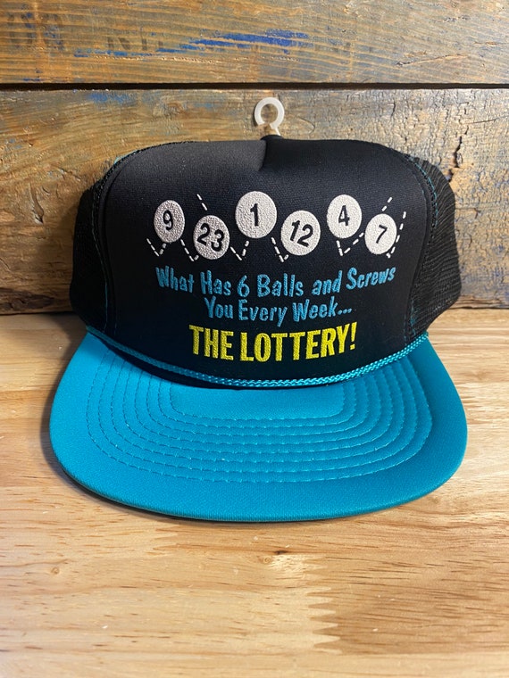 Vintage Trucker Hat // What Has 6 Balls and Screws You Every Week.. the  Lottery // Funny Saying Snapback Hat // Humor Novelty Hat Cap NOS -   Finland
