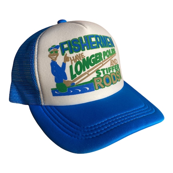 Vintage Fishing hat // Fisherman have longer poles an… - Gem
