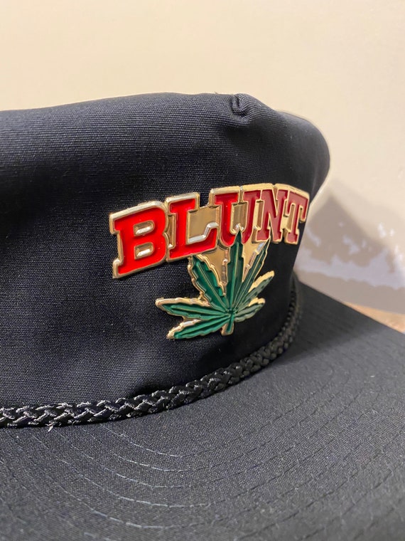 Vintage Blunt Hat // 90s Retro 