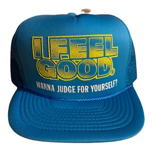 Vintage funny trucker hat // I feel good wanna judge for youself // funny saying humor hat // snapback cap // deadstock new old stock NOS image 6