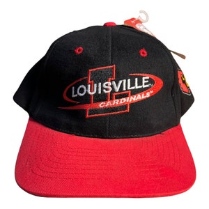 Vintage University of LOUISVILLE CARDINALS Hat // Two Tone 