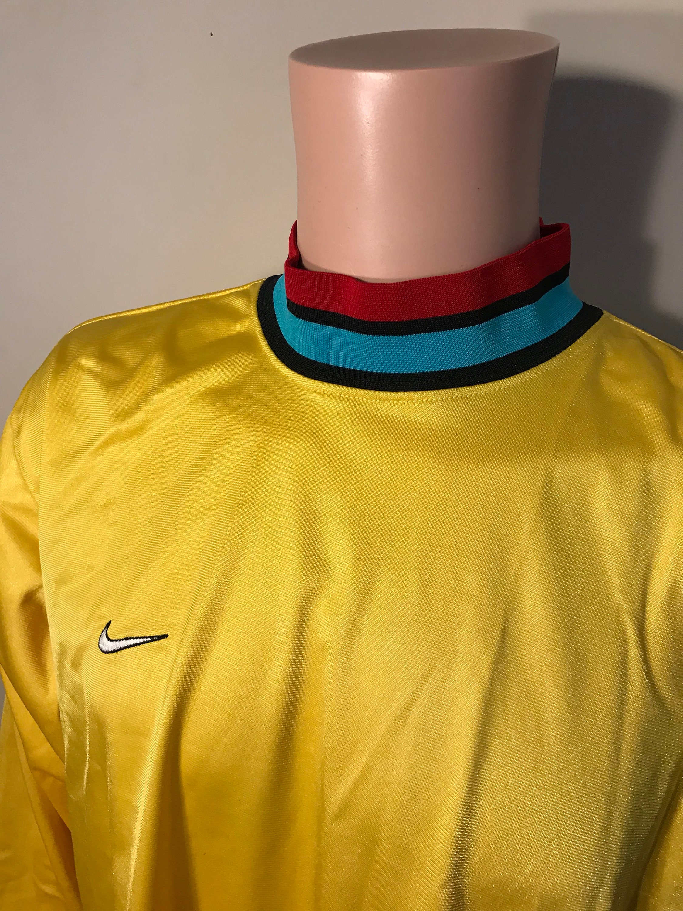Vintage Nike soccer jersey shirt // Vintage Nike shirt // | Etsy