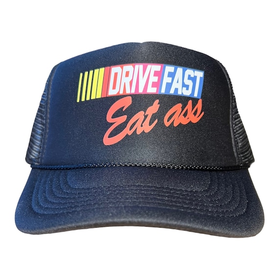 Funny trucker hat // Drive Fast Eat Ass hat // fu… - image 5