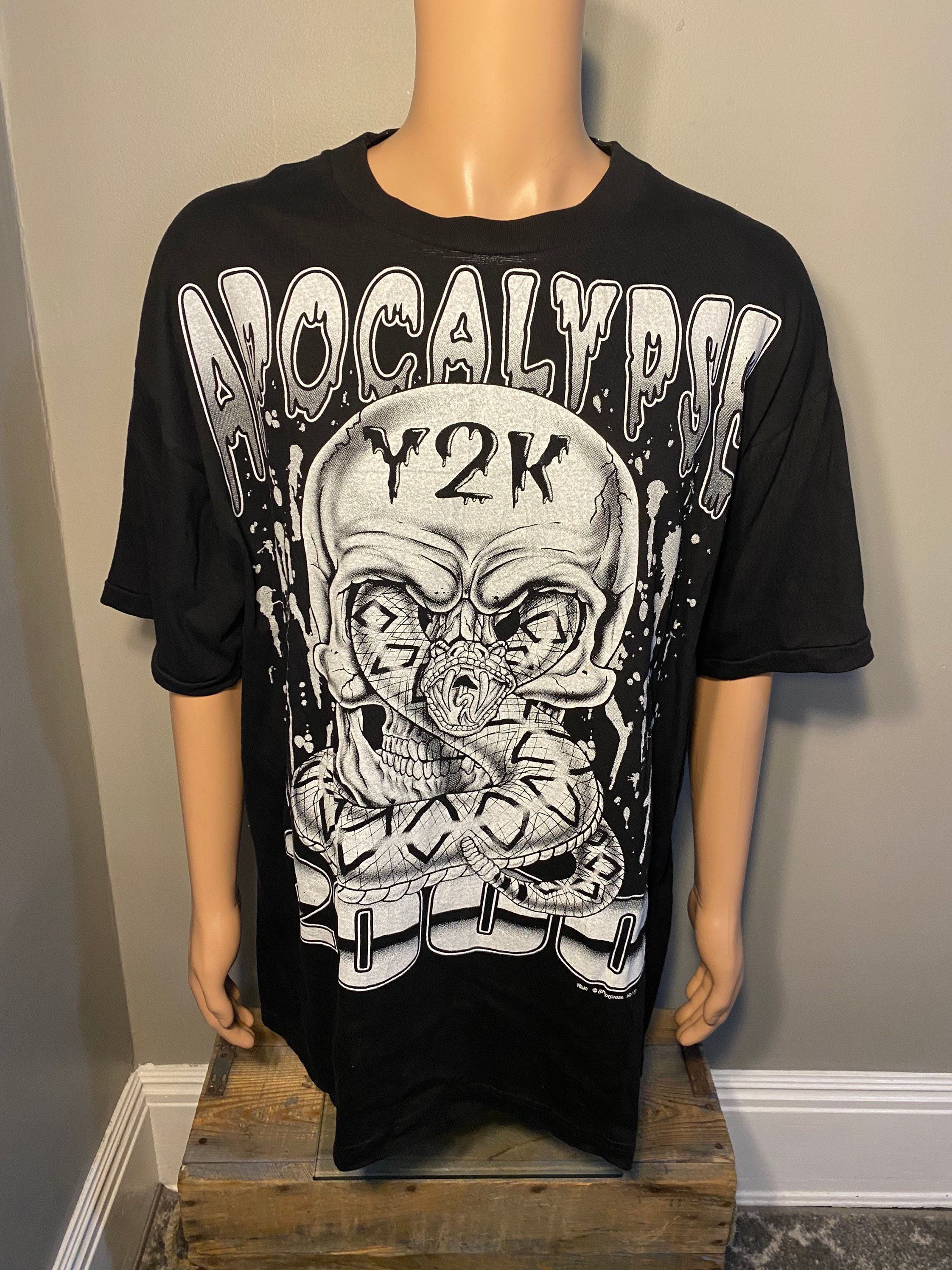 VTG 2000s Y2K Mens 2XL Rubber Band Man Hip Hop Bling Money